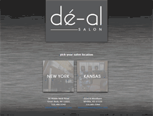 Tablet Screenshot of de-alsalon.com